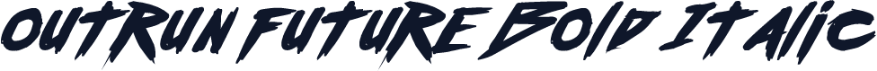 outrun future Bold Italic