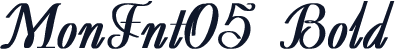 MonFnt05 Bold