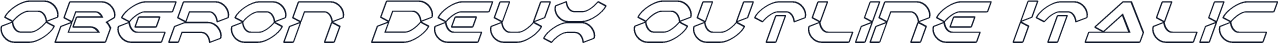 Oberon Deux Outline Italic