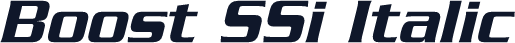 Boost SSi Italic
