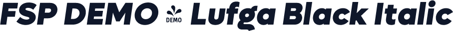 FSP DEMO - Lufga Black Italic
