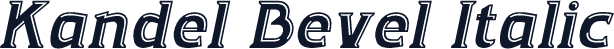 Kandel Bevel Italic