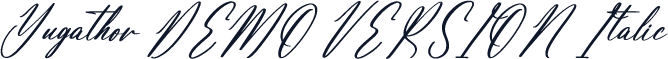 Yugathor DEMO VERSION Italic