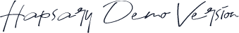 Hapsary Demo Version