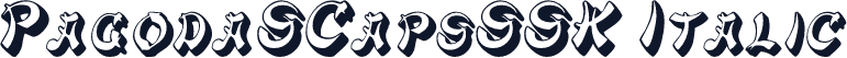 PagodaSCapsSSK Italic