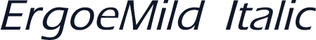 ErgoeMild Italic
