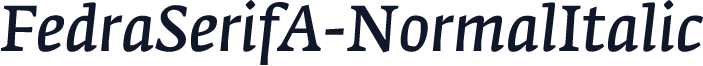 FedraSerifA-NormalItalic