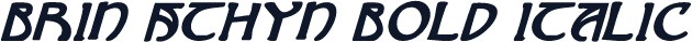 Brin Athyn Bold Italic
