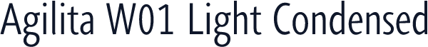 Agilita W01 Light Condensed