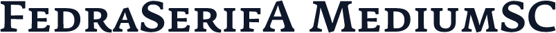FedraSerifA MediumSC