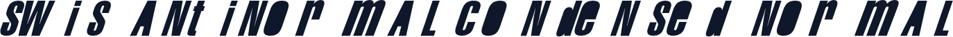 Swis AntiNormal Condensed Normal