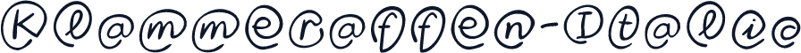 Klammeraffen-Italic