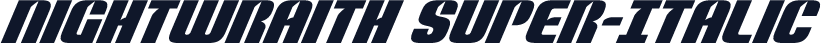 Nightwraith Super-Italic
