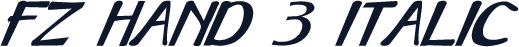 FZ HAND 3 ITALIC