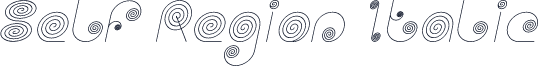 Self Region Italic