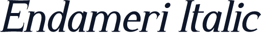 Endameri Italic