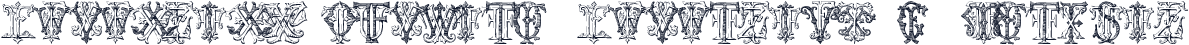 Monocracy Vintage Monograms F Regular