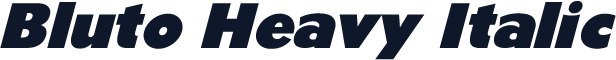 Bluto Heavy Italic