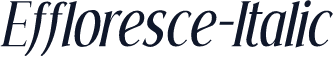 Effloresce-Italic