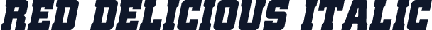 Red Delicious Italic