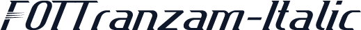 FOTTranzam-Italic