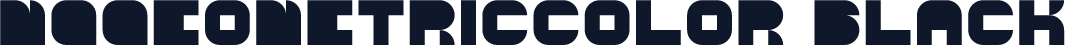 MGGeometricColor Black