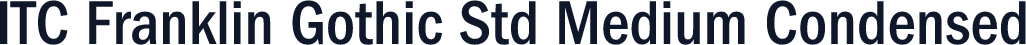 ITC Franklin Gothic Std Medium Condensed