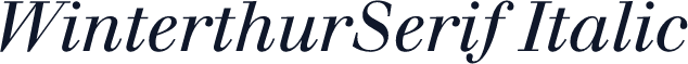 WinterthurSerif Italic