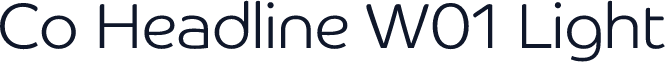Co Headline W01 Light
