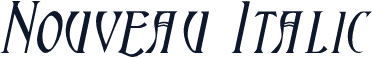 Nouveau  Italic