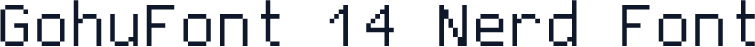 GohuFont 14 Nerd Font