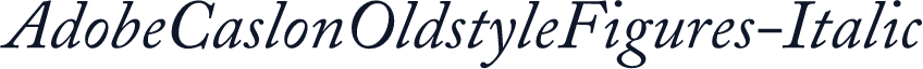 AdobeCaslonOldstyleFigures-Italic