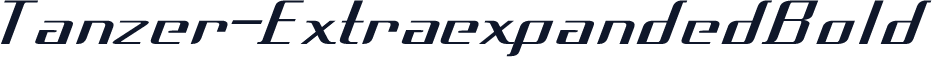 Tanzer-ExtraexpandedBold