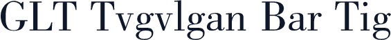 GLT Tvgvlgan Bar Tig