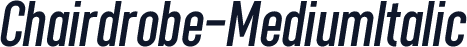Chairdrobe-MediumItalic