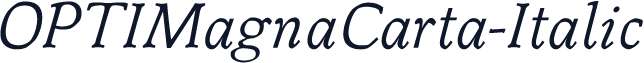 OPTIMagnaCarta-Italic