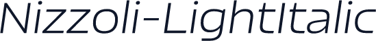 Nizzoli-LightItalic