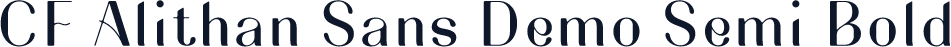 CF Alithan Sans Demo Semi Bold