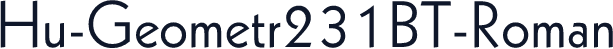 Hu-Geometr231BT-Roman