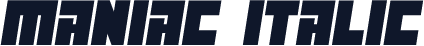 Maniac Italic