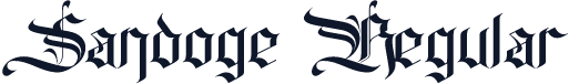 Sandoge Regular