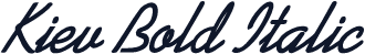 Kiev Bold Italic