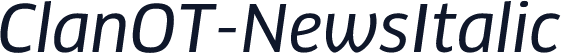 ClanOT-NewsItalic