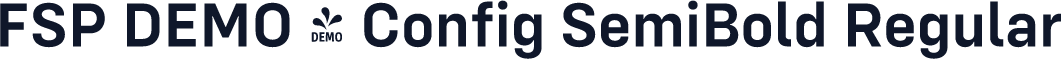 FSP DEMO - Config SemiBold Regular