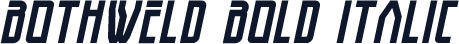 Bothweld Bold Italic
