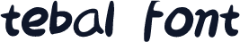tebal_font