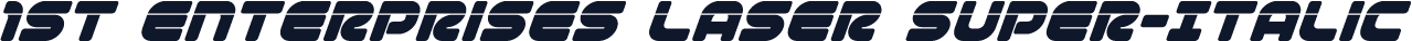 1st Enterprises Laser Super-Italic