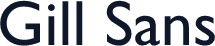 Gill Sans