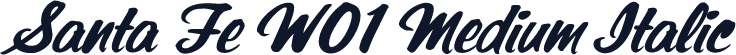 Santa Fe W01 Medium Italic