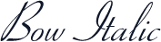 Bow Italic